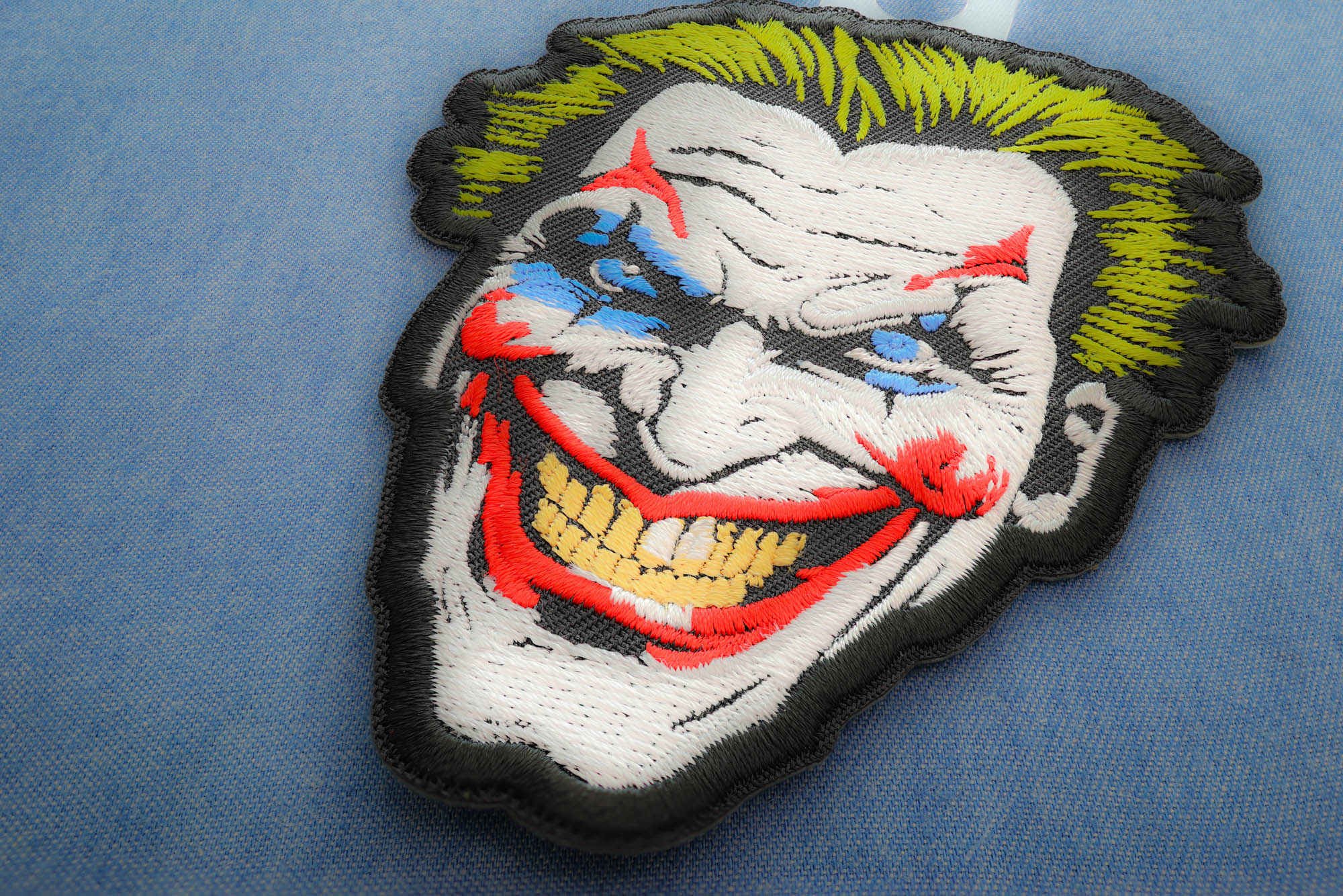 Cheeky Joker Embroidered Patch - Fun and Playful Design for Creative Flair (  3.5 x 3.5 inches )